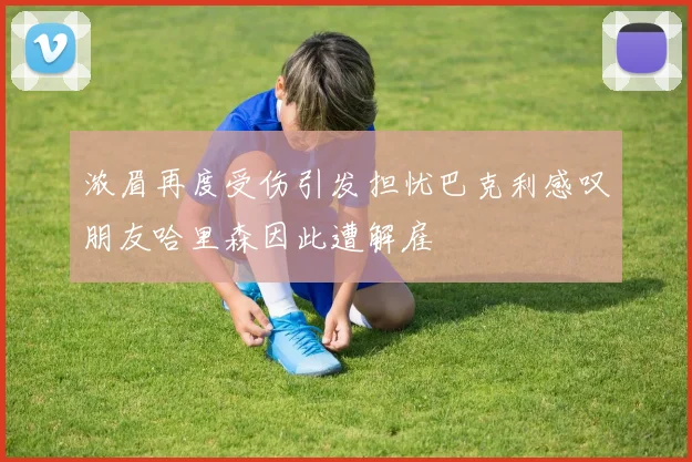 浓眉再度受伤引发担忧巴克利感叹朋友哈里森因此遭解雇